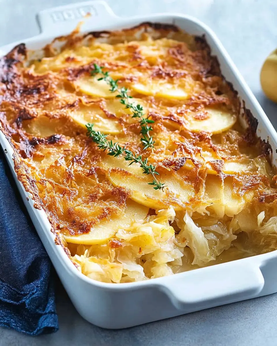 Sauerkraut-Apfel-Auflauf für Thermomix: Comfort in a Bite