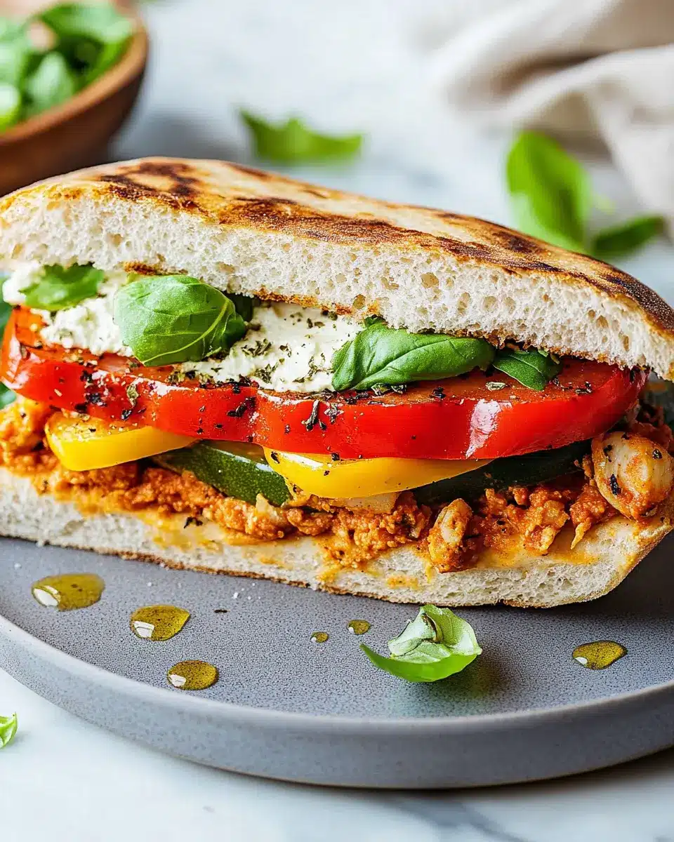 Veganes Pizza-Sandwich – Panuozzo: Irresistibly Cheesy Delight