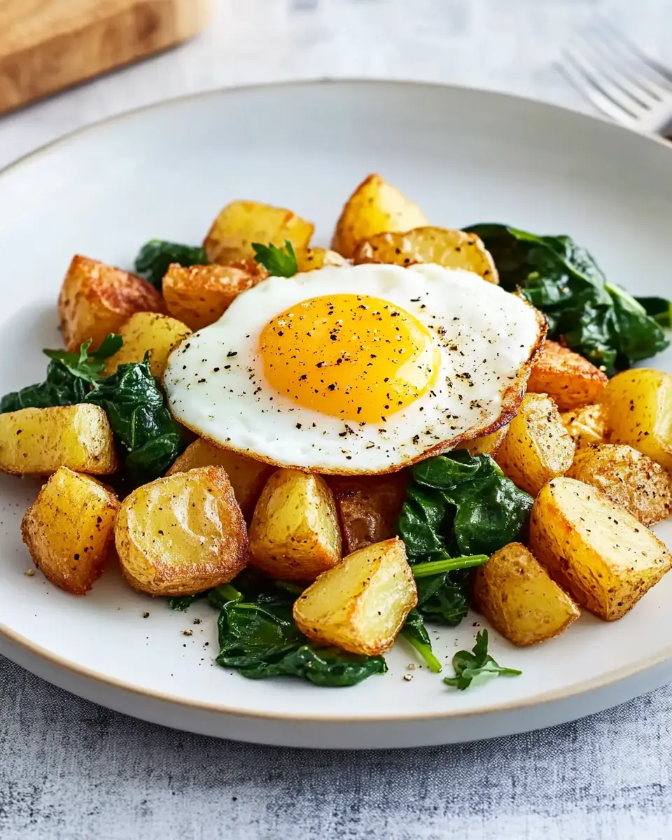 Würzige Bratkartoffeln mit Spinat: The Best Comfort Dish Ever!
