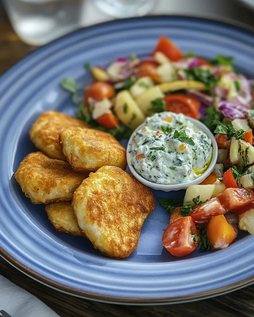 Mini-Röstitasche Zaziki auf Johanns Hirtensalat: Irresistibly Fresh!