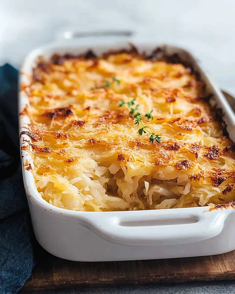 Sauerkraut-Apfel-Auflauf für Thermomix: Comfort in a Bite