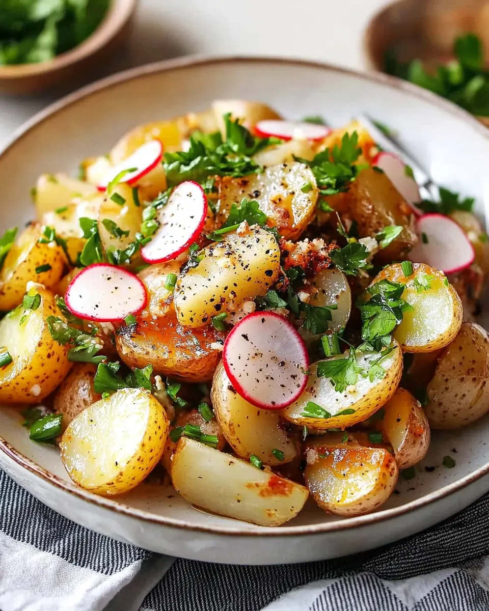 Knuspriger Kartoffelsalat mit Kräuter-Dressing: The Best Summer Side