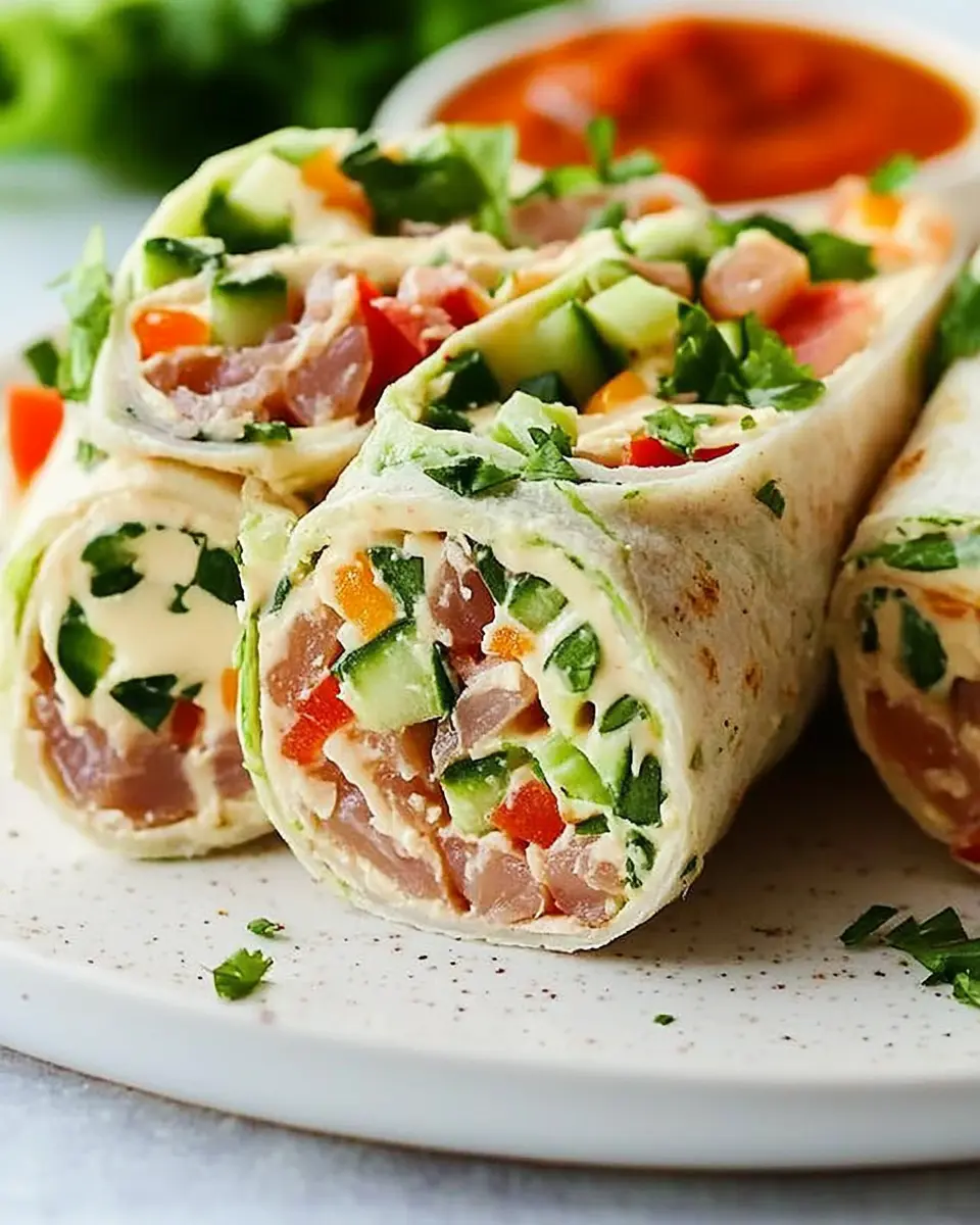 Saftige Thunfisch-Wraps: Cremig, Frisch und Blitzschnell!