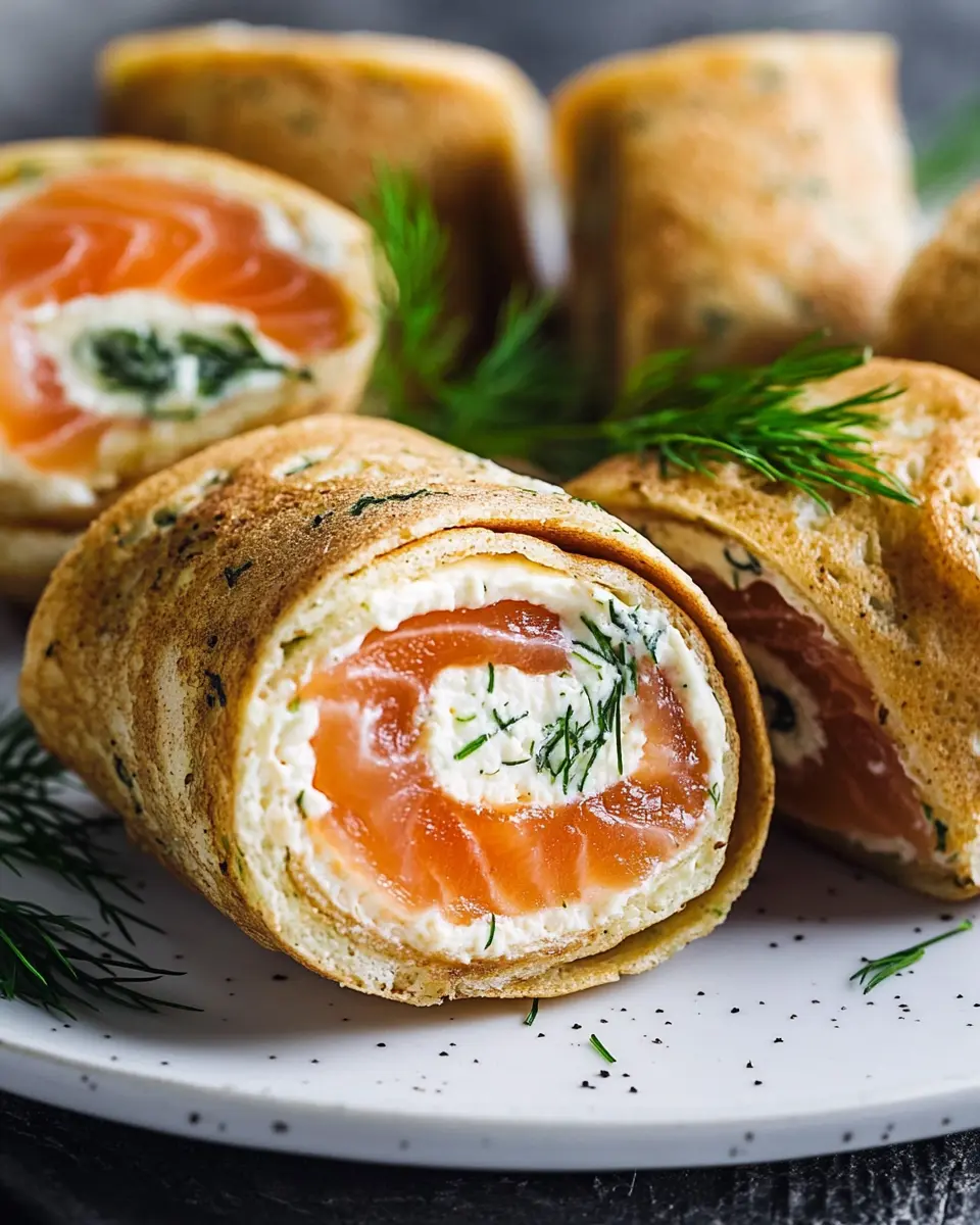 Pfannkuchen-Röllchen mit Frischkäse und Lachs: Irresistibly Savory! 5 r7jheev40jwk3cp1lvi3