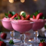 Vegane Erdbeer-Mousse mit Aquafaba First Image First Image