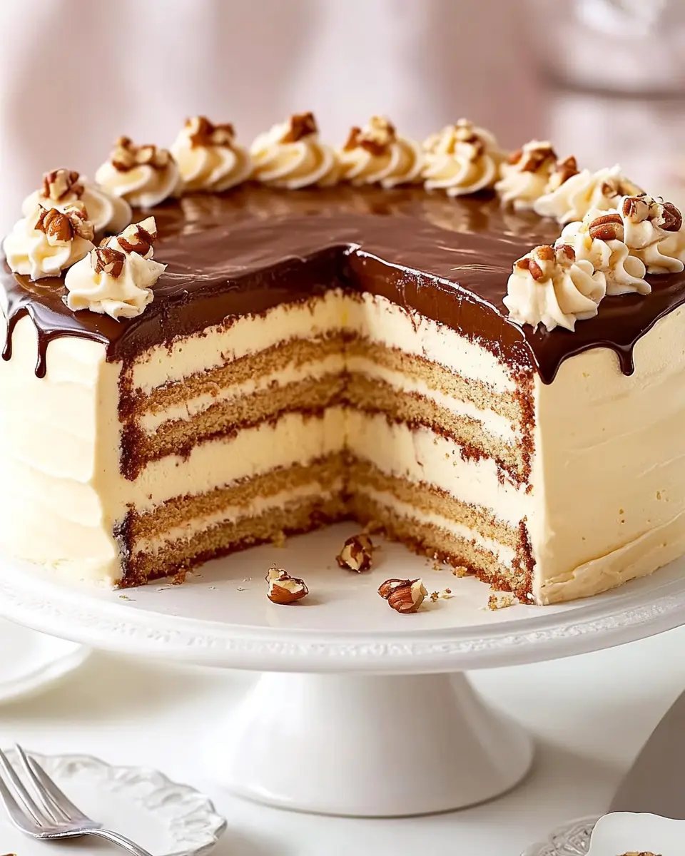 Baileys-Sahne-Torte mit Nüssen: Indulgent Bliss Awaits