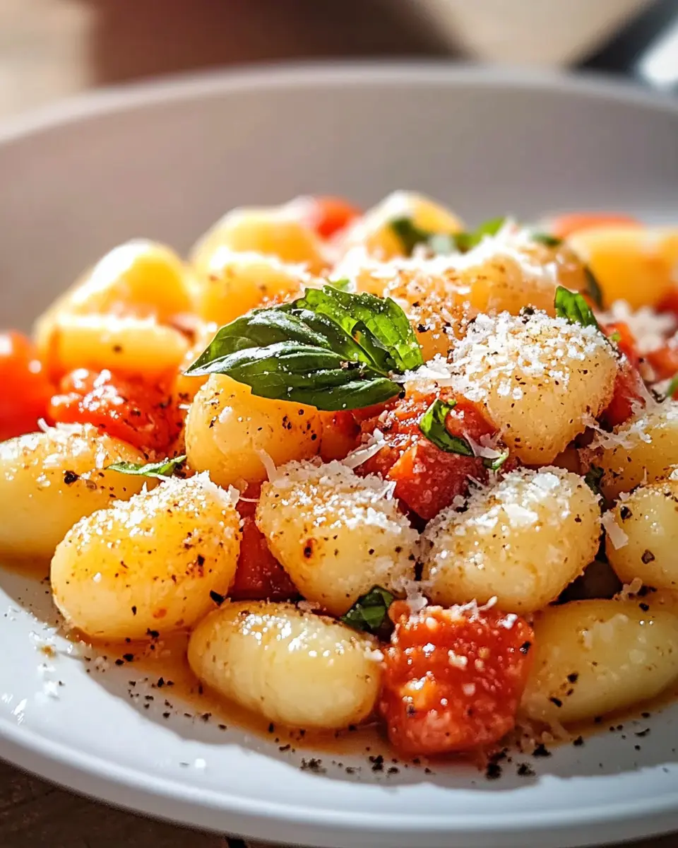 Gnocchi mit Tomaten und Parmesan: A Cozy, Comfort Dish!