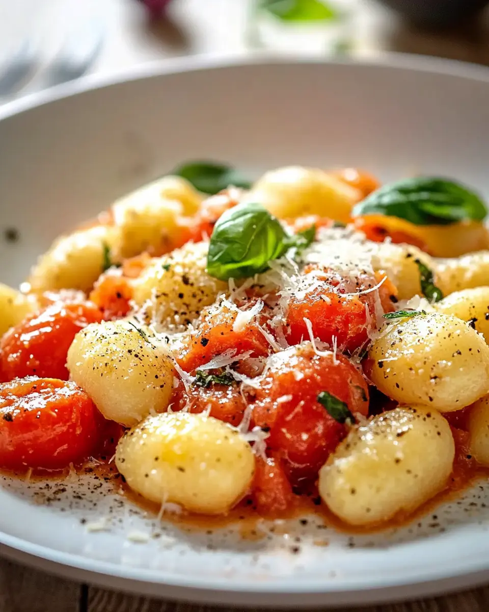 Gnocchi mit Tomaten und Parmesan: A Cozy, Comfort Dish!
