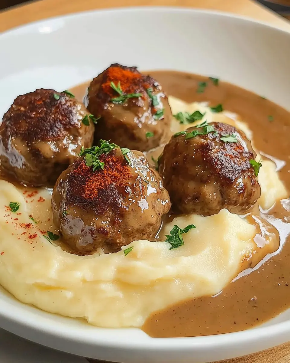 Hackbällchen in cremiger Sauce: The Best Cozy Comfort Meal