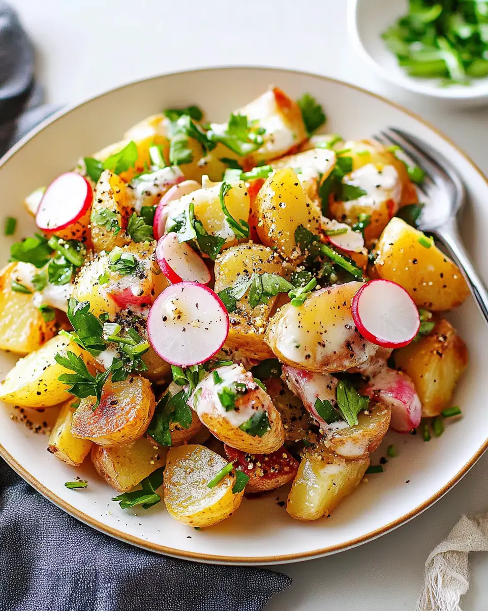 Knuspriger Kartoffelsalat mit Kräuter-Dressing: The Best Summer Side
