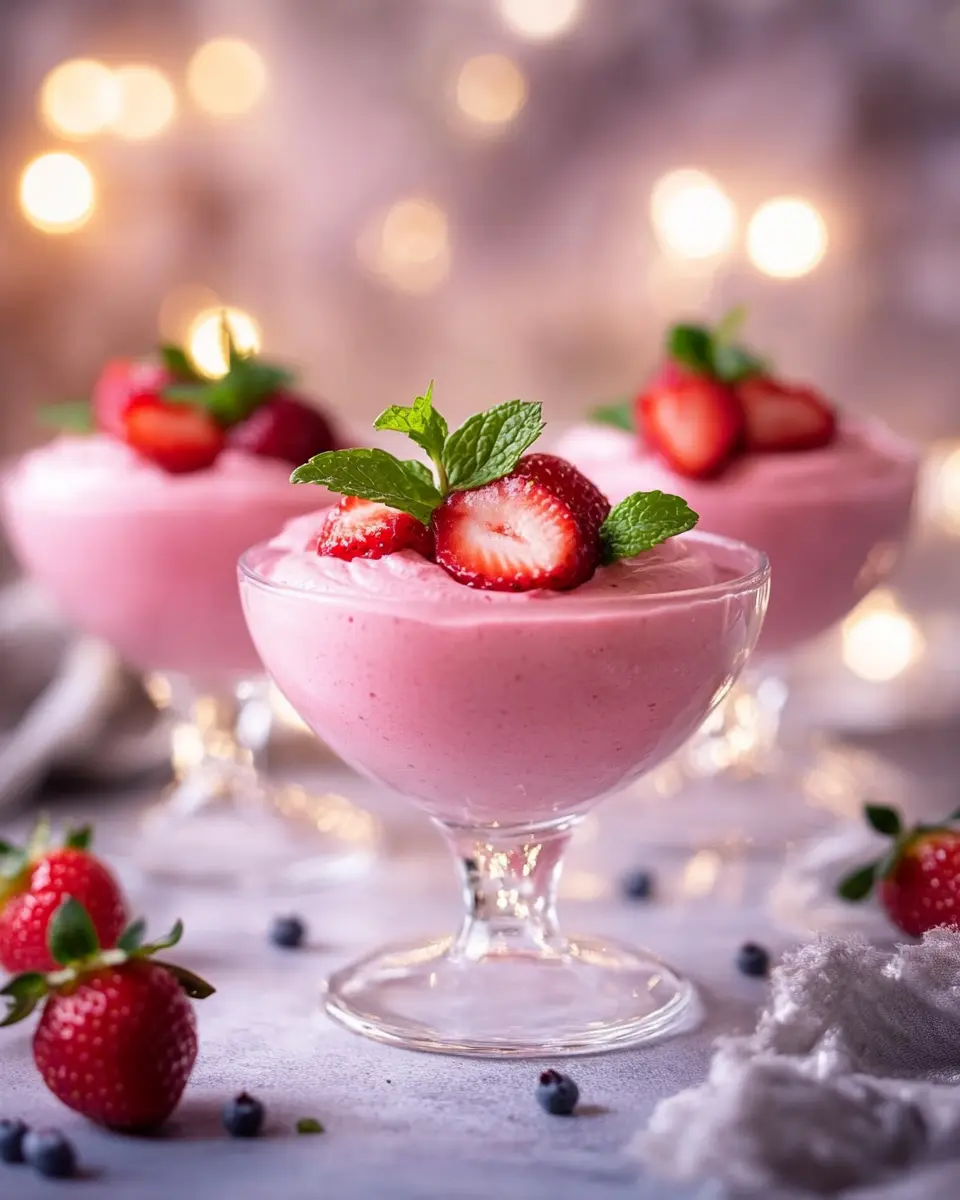 Vegane Erdbeer-Mousse mit Aquafaba: Irresistibly Light Delight