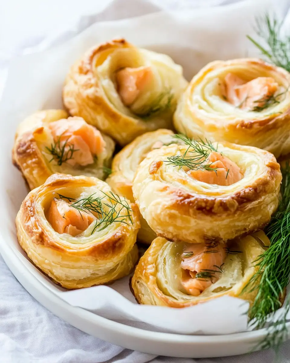 Blätterteigschnecken mit Lachs und Dill: Irresistibly Flaky Delights