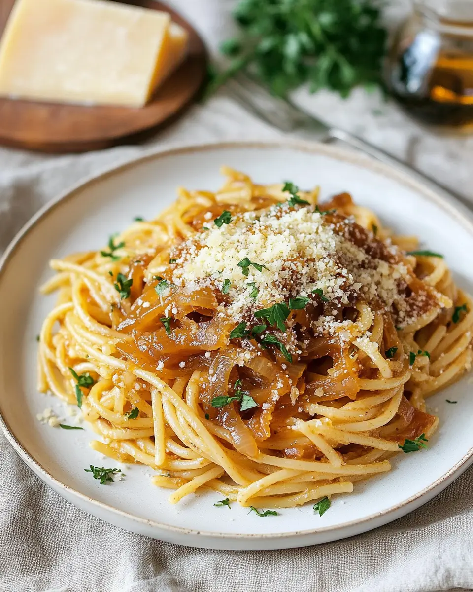 Karamellisierte Zwiebel-Pasta: The Best Comfort Dish Ever