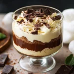 Veganes Eierlikör-Trifle mit Schokolade First Image First Image