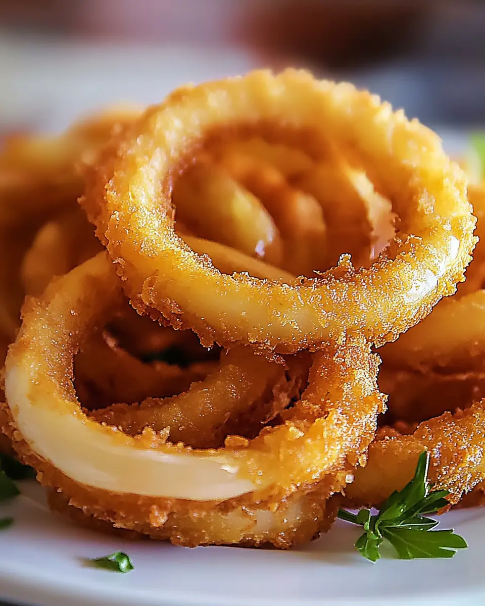 Knusprige Zwiebelringe: Irresistibly Crunchy Snack Delight