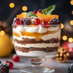 Weihnachtliches Schichtdessert First Image First Image