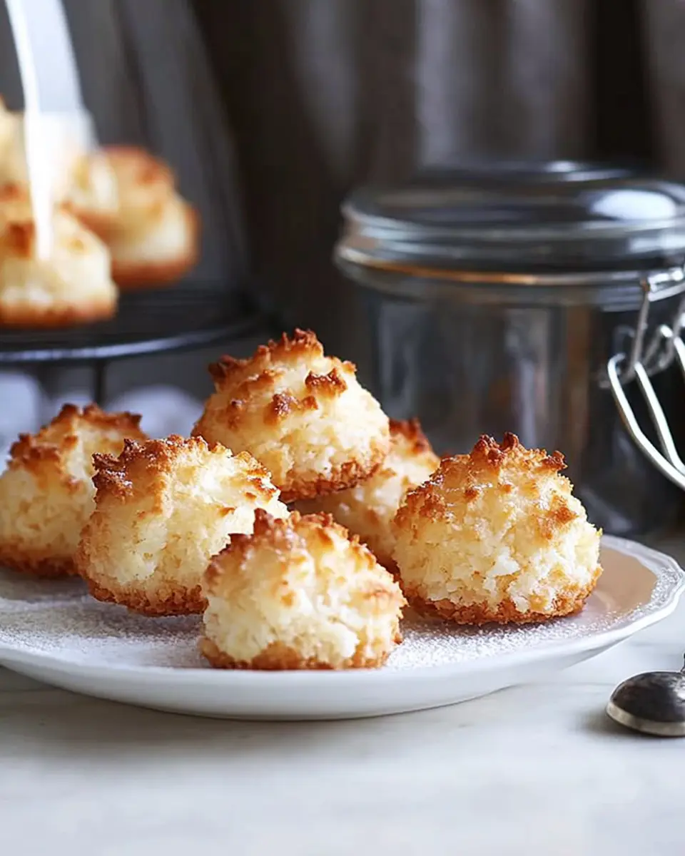 Klassische Kokosmakronen: Irresistibly Chewy Coconut Bliss