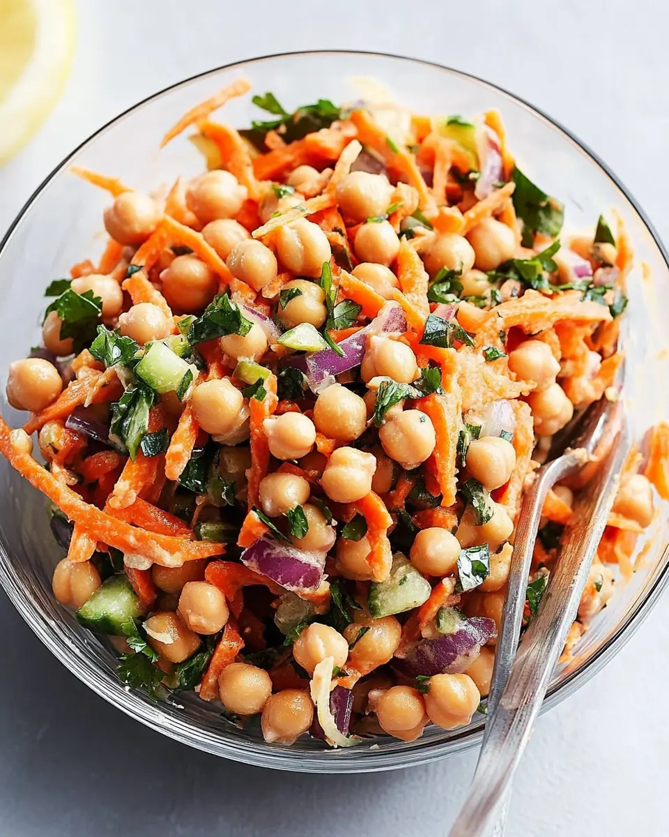 Kichererbsensalat mit Möhren: The Best Crunchy Delight