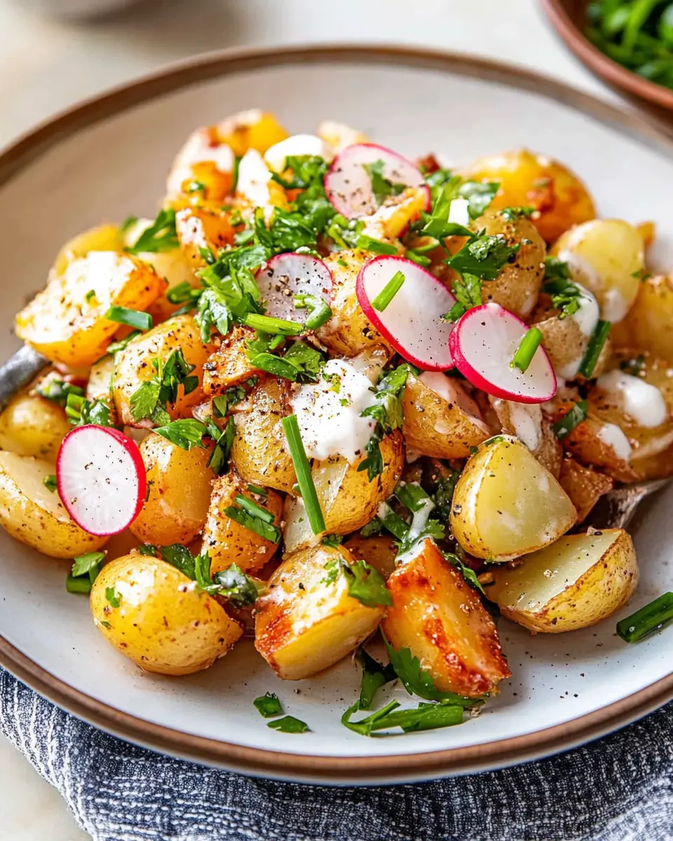 Knuspriger Kartoffelsalat mit Kräuter-Dressing: The Best Summer Side