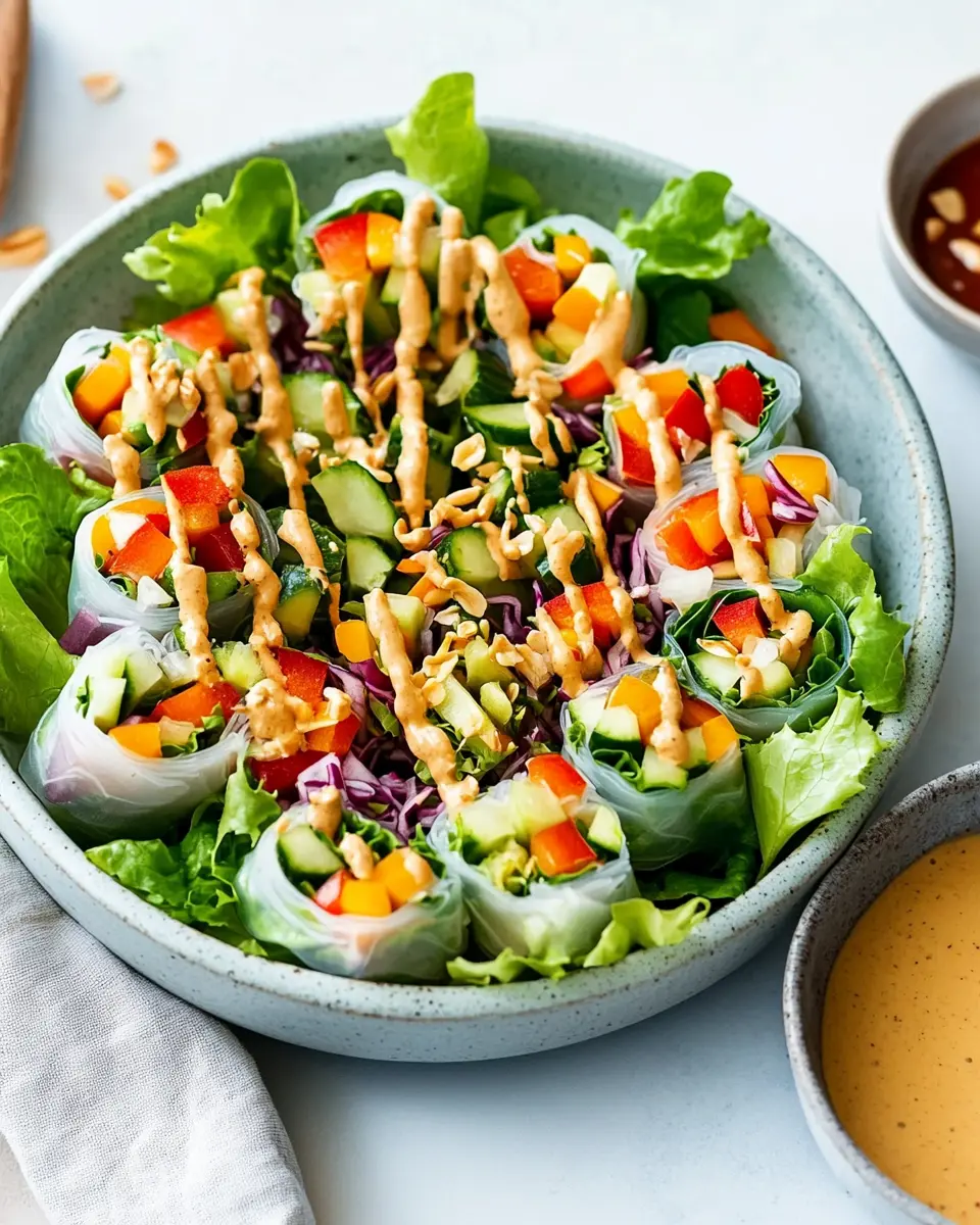Sommerrollen-Salat: Easy, Fresh, and Flavor-Packed Delight