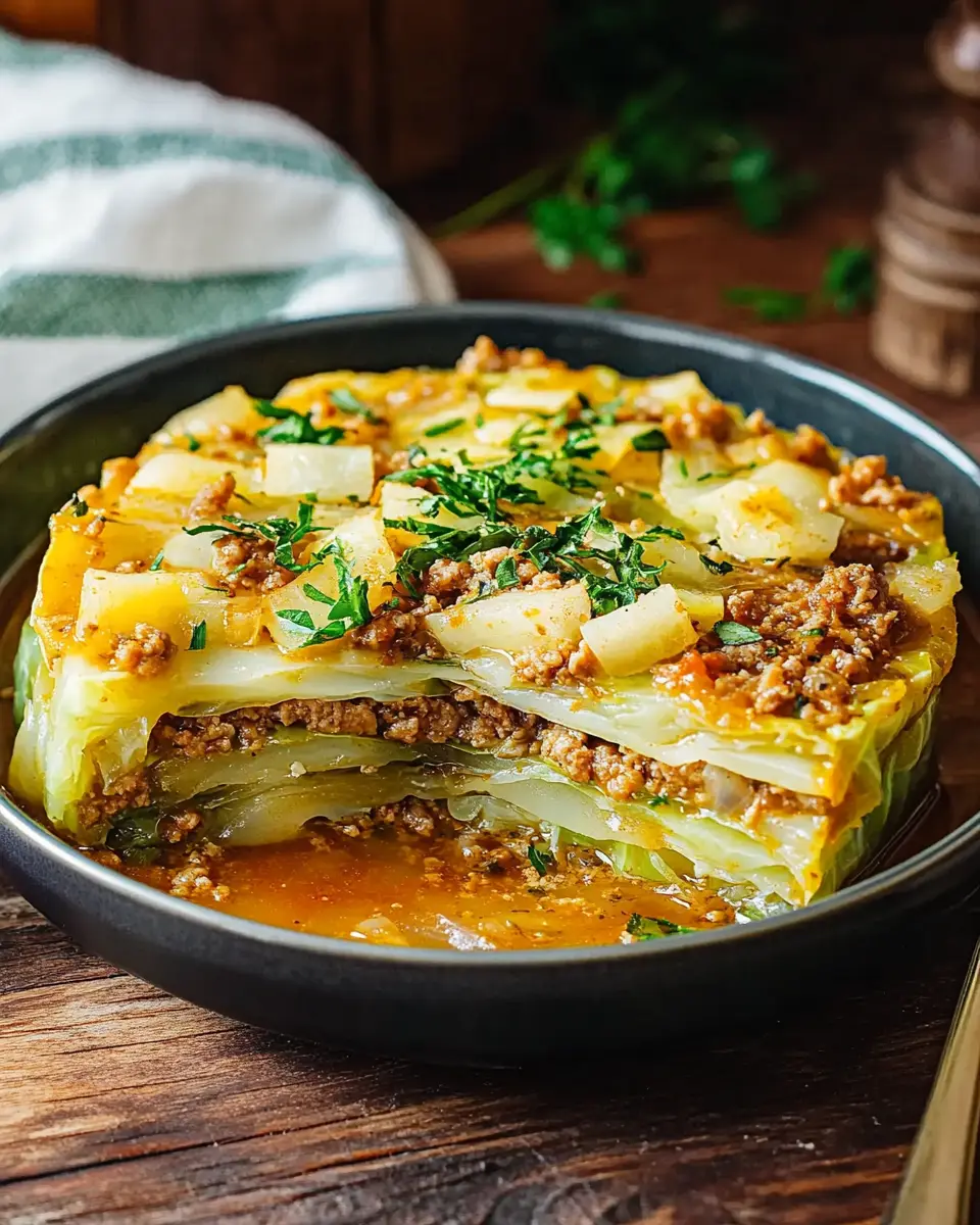 Schichtkohl mit Hackfleisch: Indulgent Layers to Savor