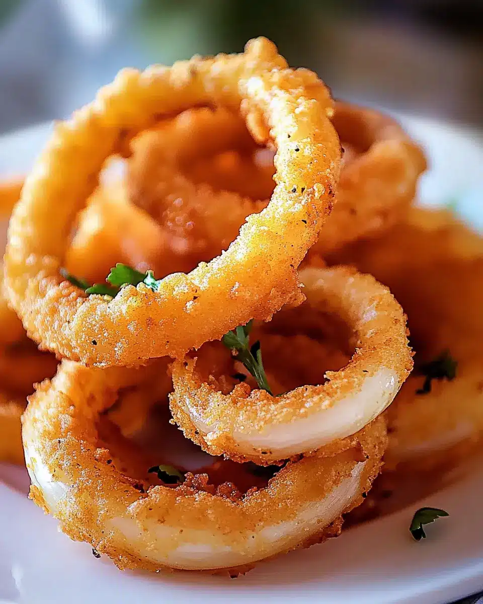 Knusprige Zwiebelringe: Irresistibly Crunchy Snack Delight