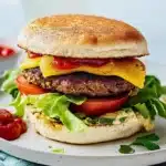 Burger mit Amaranth First Image First Image