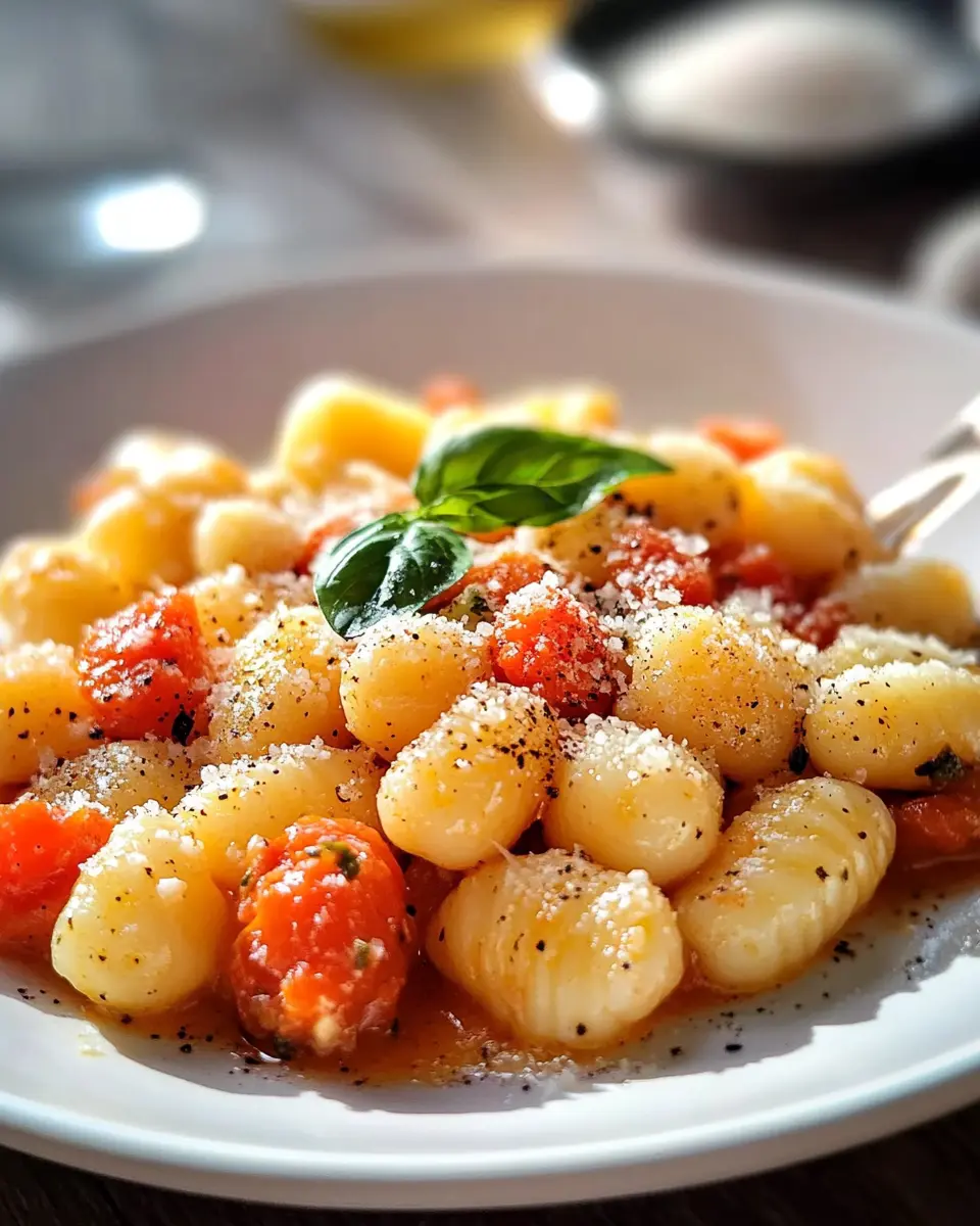 Gnocchi mit Tomaten und Parmesan: A Cozy, Comfort Dish!