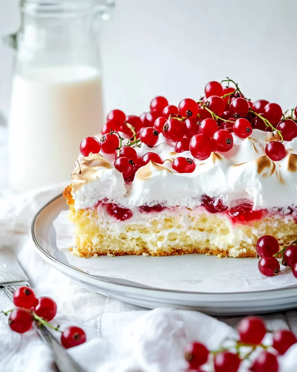 Johannisbeerkuchen mit Baiserhaube: The Best Buttermilk Bliss