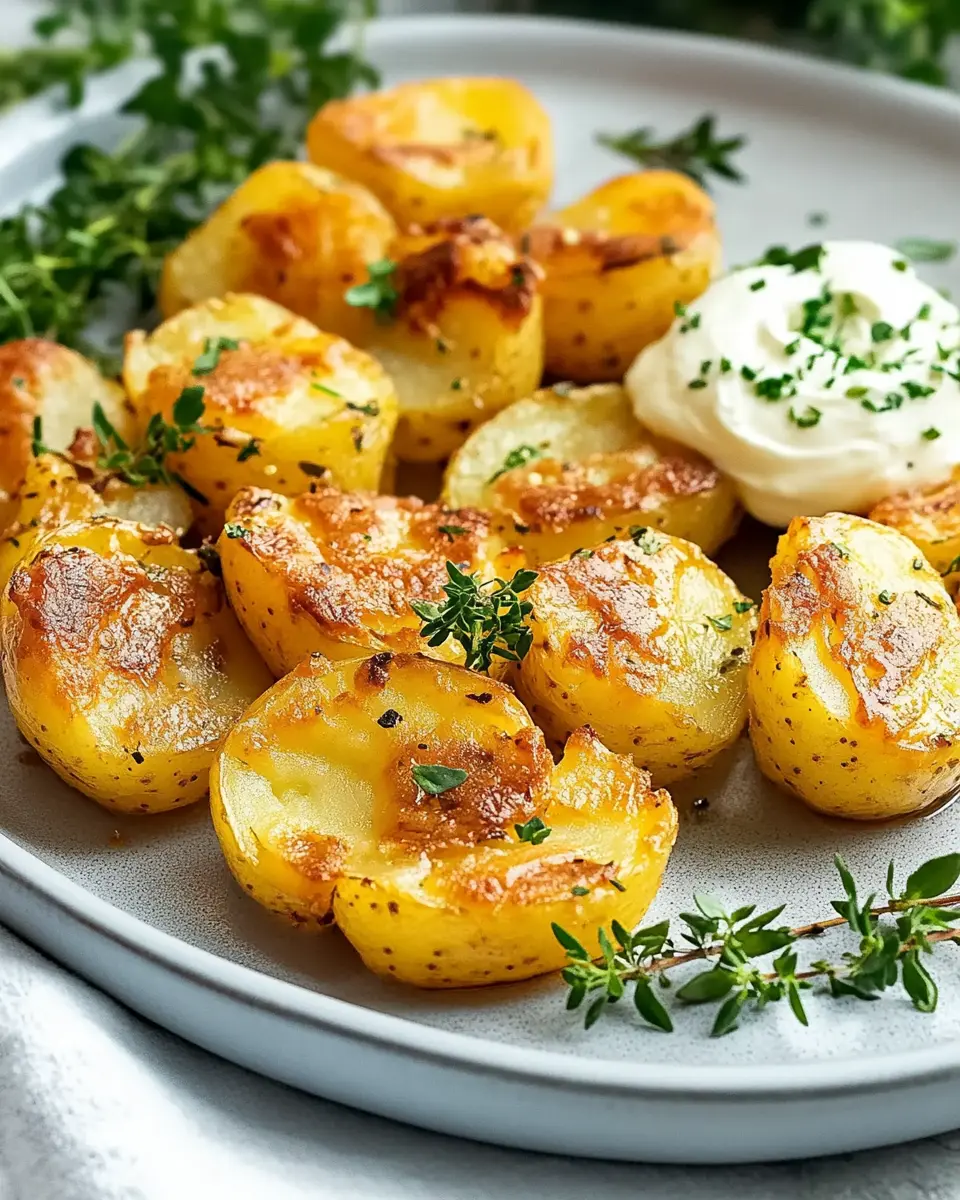 Quetschkartoffeln mit Kräuterquark: Irresistibly Creamy Delight