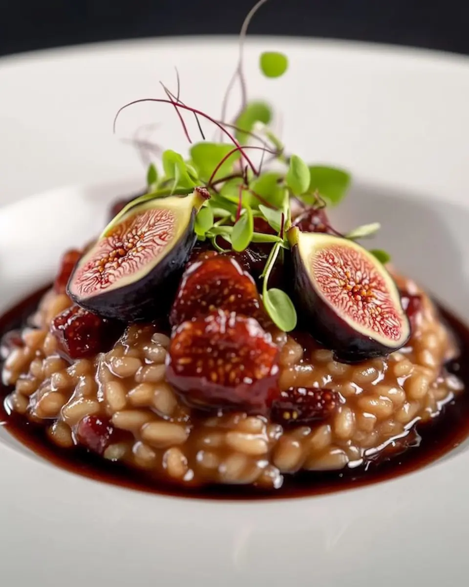 Rotwein Risotto mit Feigen: Indulgent Comfort in Every Bite