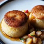 Parmesan-Soufflé mit Birnen-Chutney First Image First Image