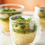 Mildes Stockei im Glas First Image First Image
