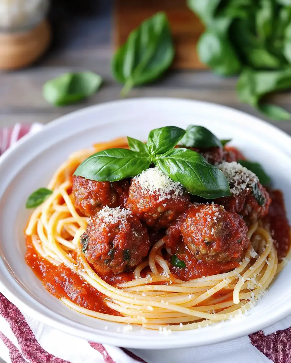 Spaghetti mit saftigen Hackbällchen in Tomatensoße: Your New Favorite Comfort Dish