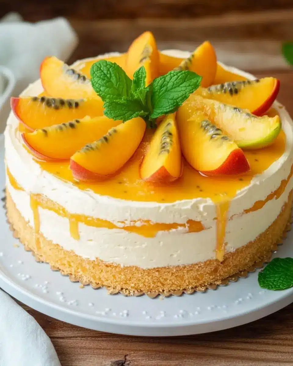 Pfirsich Maracuja Torte ohne Backen: Indulgent Summer Delight 7 ypkugci03o3zgryceusd
