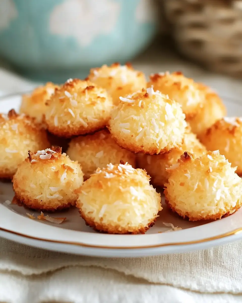 Himmlische Kokosmakronen: Irresistibly Chewy Coconut Bliss