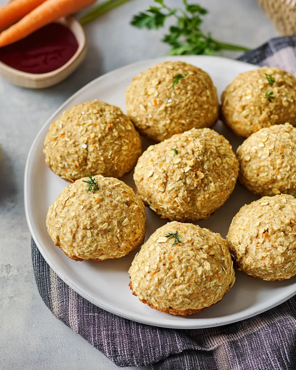 Glutenfreie Karotten-Hafer-Brötchen: Irresistibly Soft & Nutty