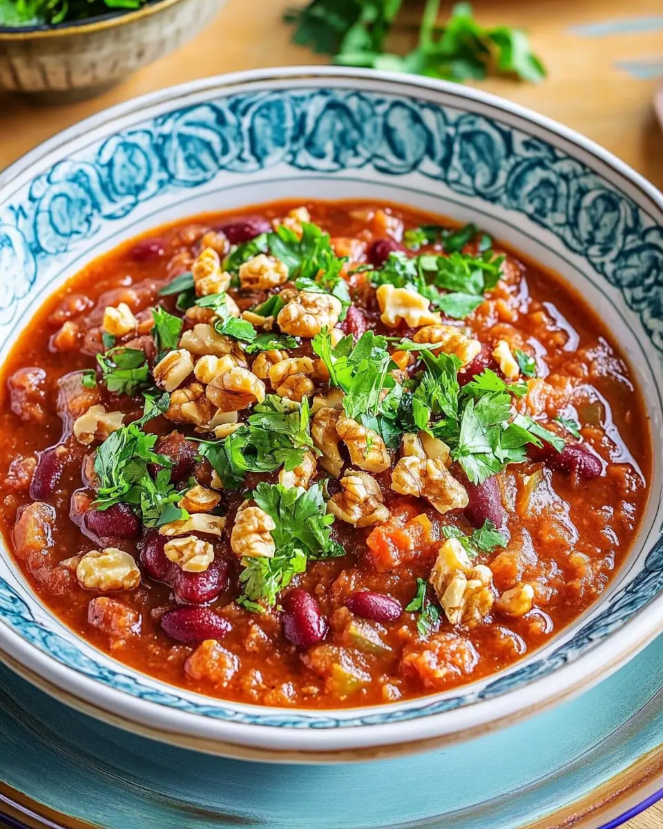 Lobio Rote-Bohnen-Eintopf: Comforting & Nutty Delight