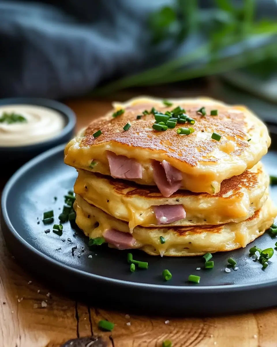 Pfannkuchen mit Käse und Schinken: Einfaches Rezept zum Verlieben