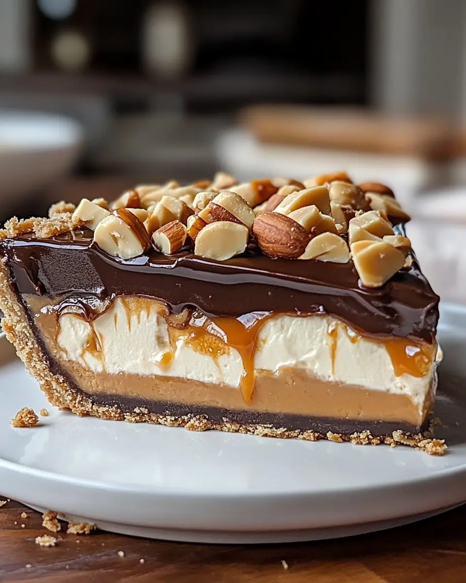 Snickers Pie: Irresistibly Indulgent No-Bake Delight