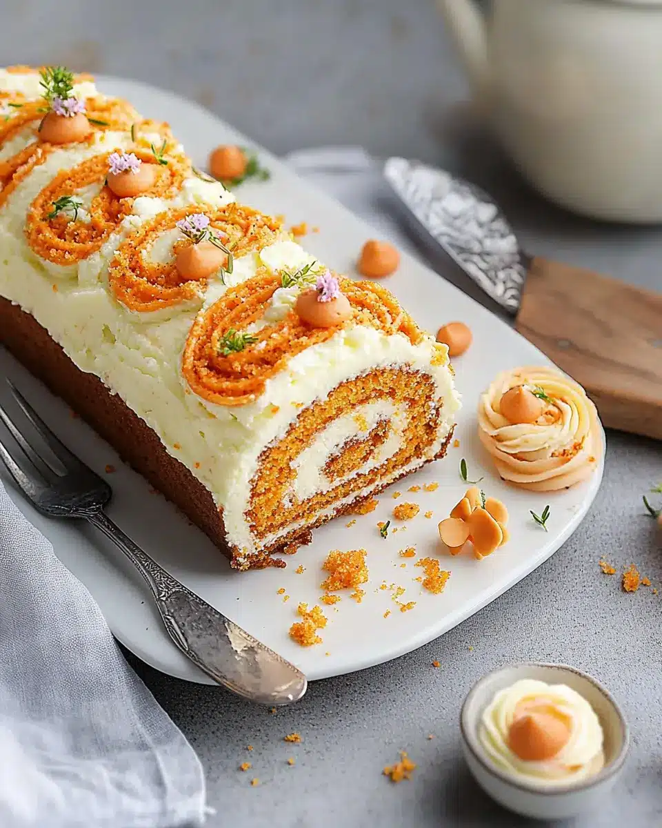 Rüeblicake-Roulade: The Best Homemade Carrot Cake Delight