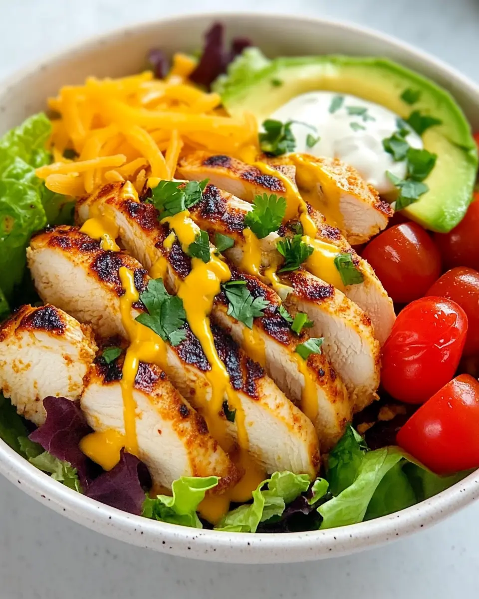 Taco Bowl mit Hähnchen Salat: The Best Fresh Flavor Fiesta