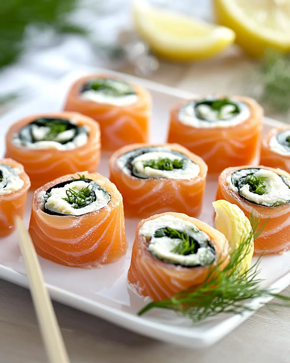 Lachs-Röllchen mit Frischkäse: Irresistibly Creamy Delights