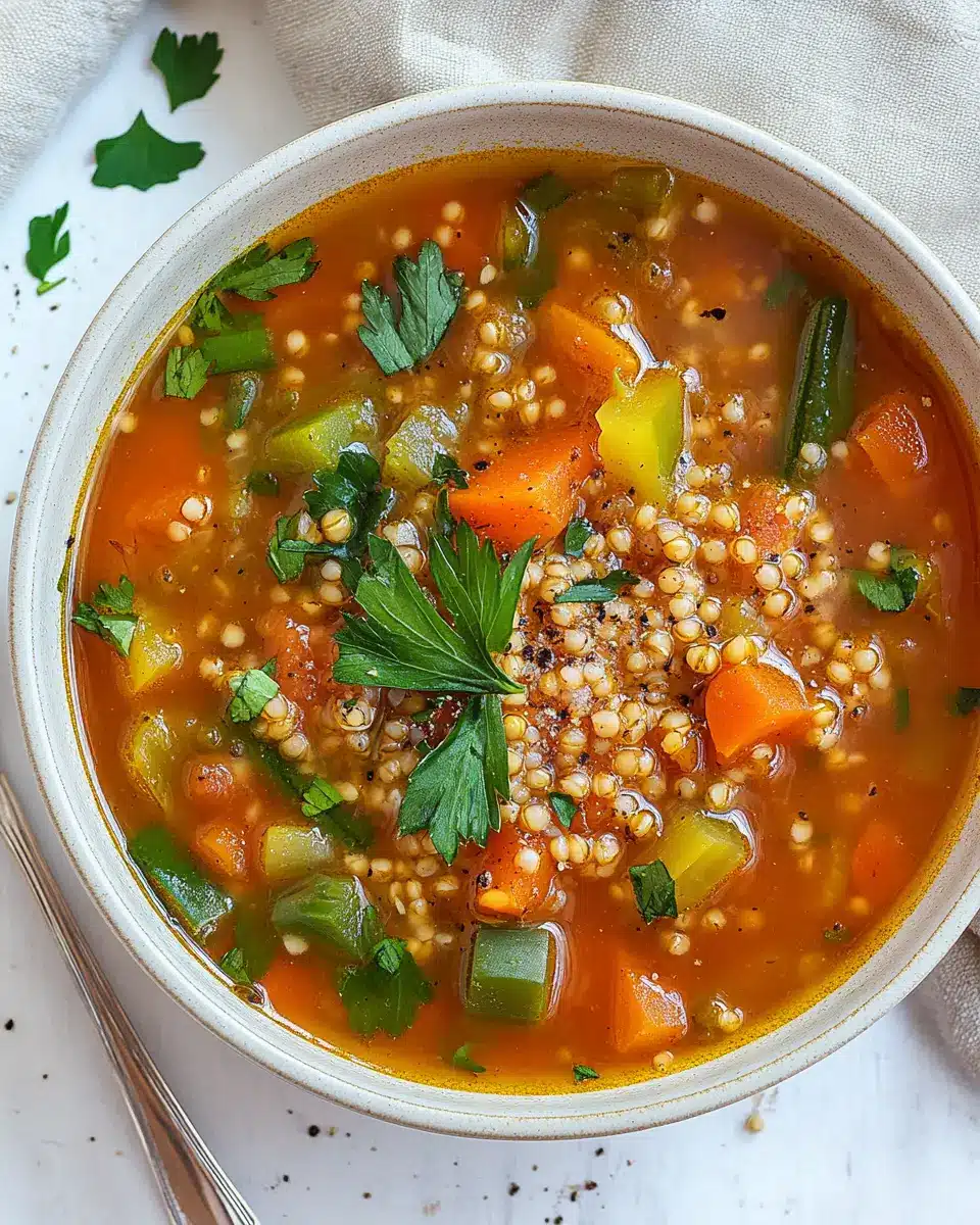 Gemüsesuppe mit Buchweizen: The Best Vegan Comfort Soup