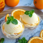 Cremiges Aperol Orangen Eis First Image First Image
