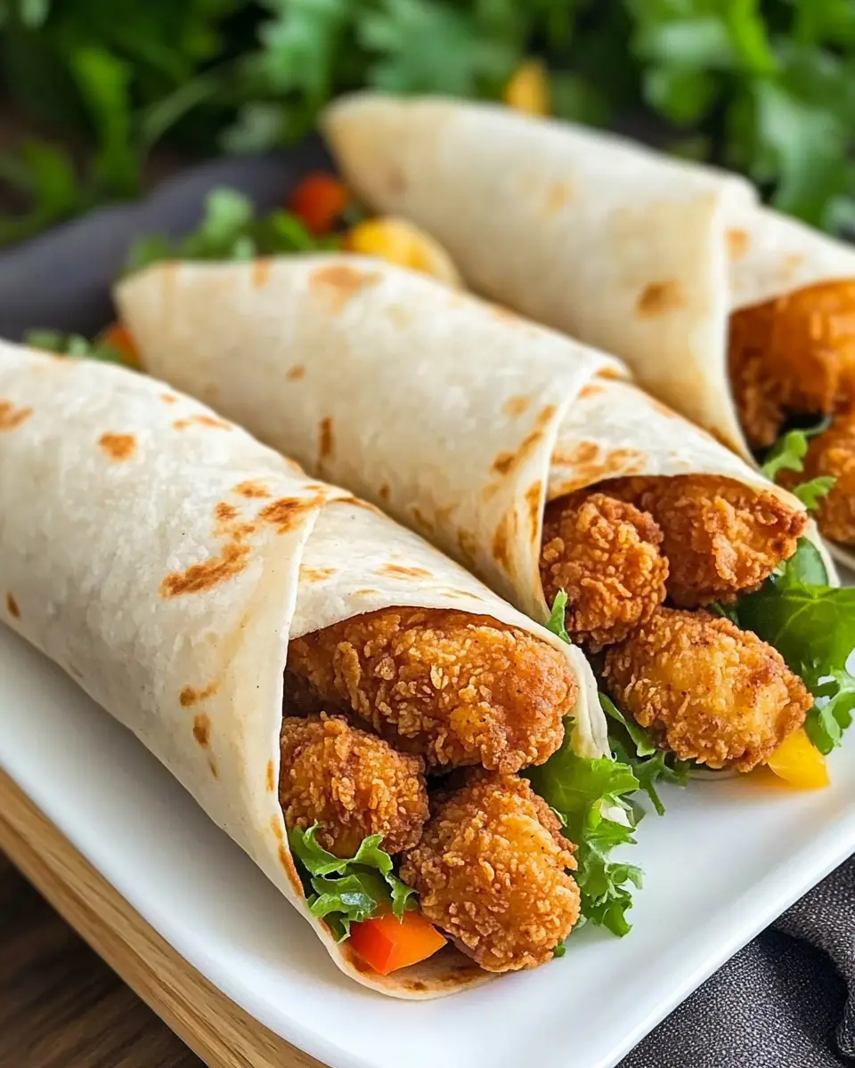 Mini Fried Chicken Wraps That'll Make You Forget Fast Food