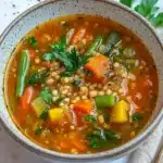 Gemüsesuppe mit Buchweizen (vegan) First Image First Image