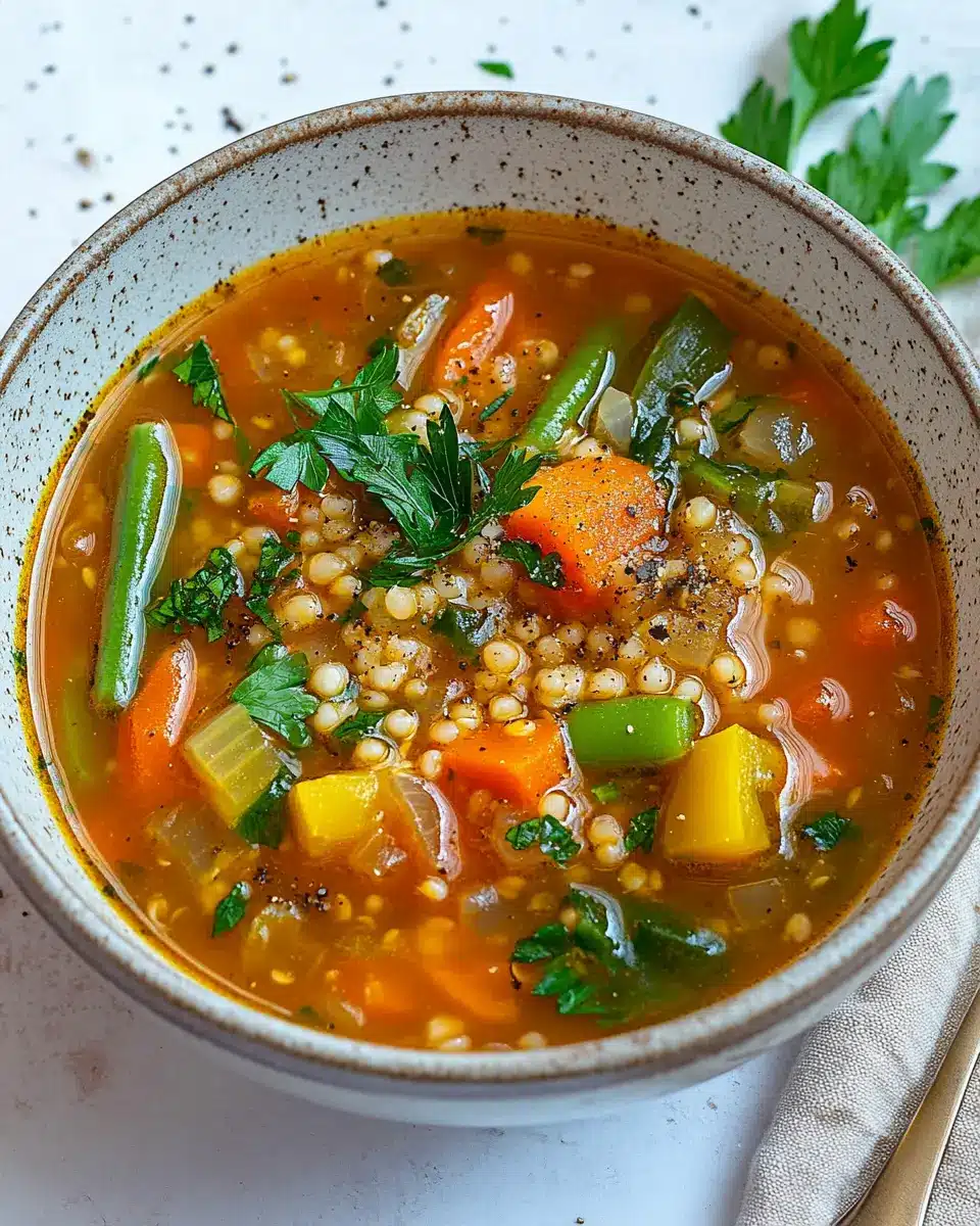 Gemüsesuppe mit Buchweizen (vegan) First Image First Image
