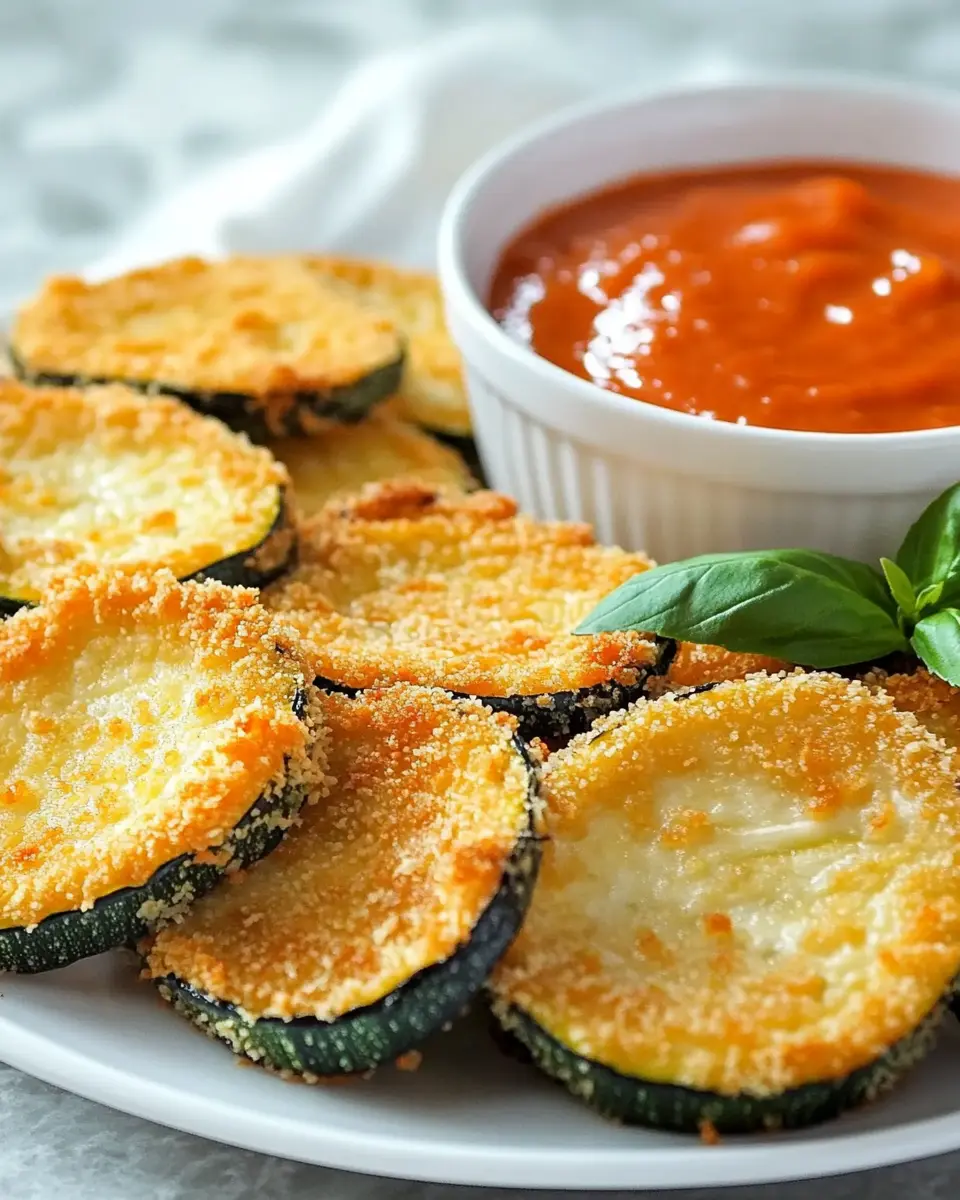 Panierte Zucchinischeiben mit Tomatendip: Easy & Irresistible Delight
