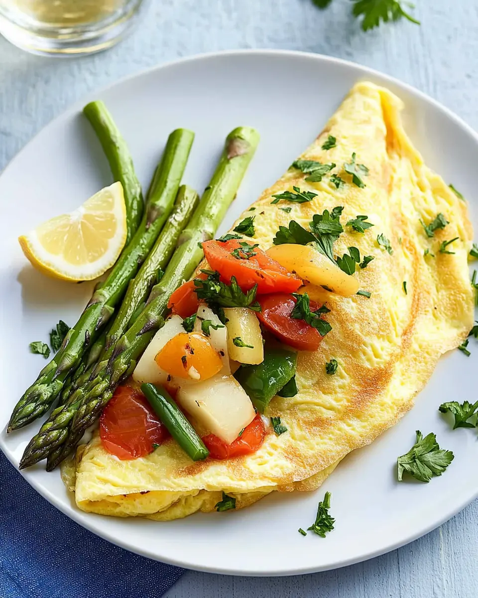 Gemüse-Omelett mit grünem Spargel: A Deliciously Easy Delight